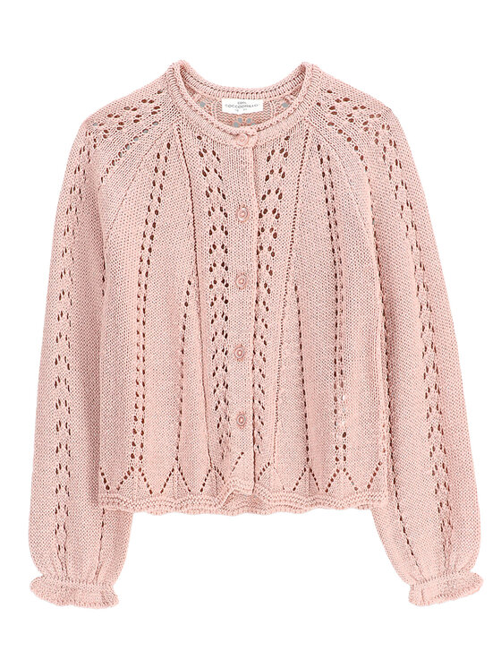 Coccodrillo Coccodrillo Strickjacke WC5172201DGK Rosa Regular Fit