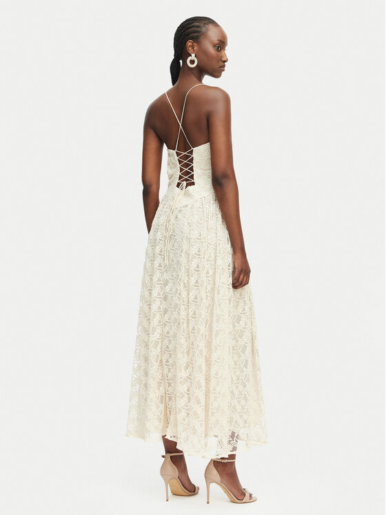 Bardot Bardot Abendkleid Estie 59786DB4 Creme Regular Fit