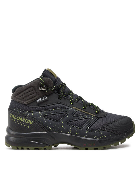 Gyerek Bakancs Salomon, Méret: 31, Fekete, Outway Mid Climasalomon Waterproof L47283500