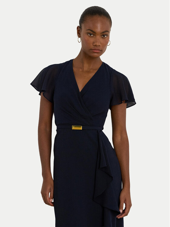 LAUREN RALPH LAUREN LAUREN RALPH LAUREN Večerní šaty 253909447002 Tmavomodrá Regular Fit