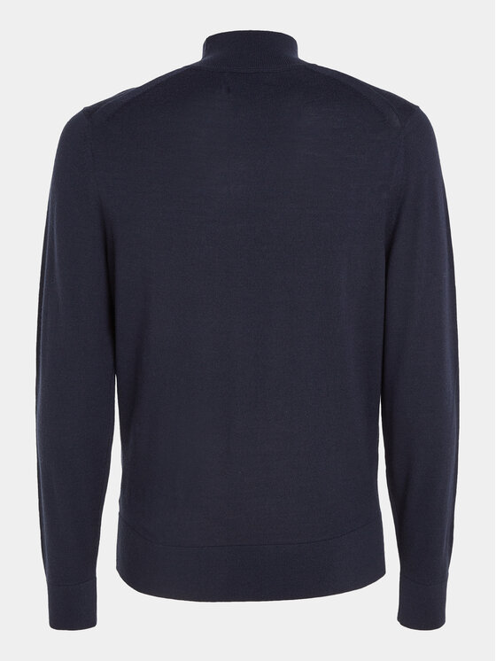 Calvin Klein Calvin Klein Sweter Superior K10K110424 Granatowy Regular Fit