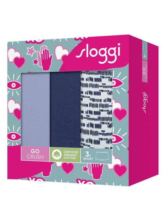 Sloggi Sloggi Комплект 3 чифта боксерки Go Crush 10219652 Цветен