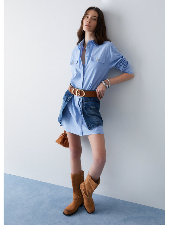 Liu Jo Liu Jo Abito da sera UA6331D024478680 Celeste Regular Fit