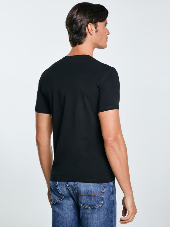 BIG STAR BIG STAR Koszula SUPICLASSICOV Czarny Slim Fit