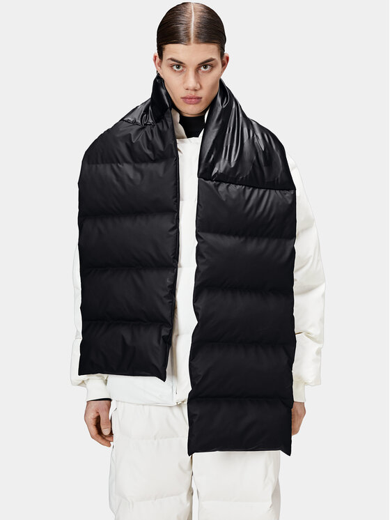 Rains Rains Šál Harbin Puffer Scarf W2T3 16300 Černá