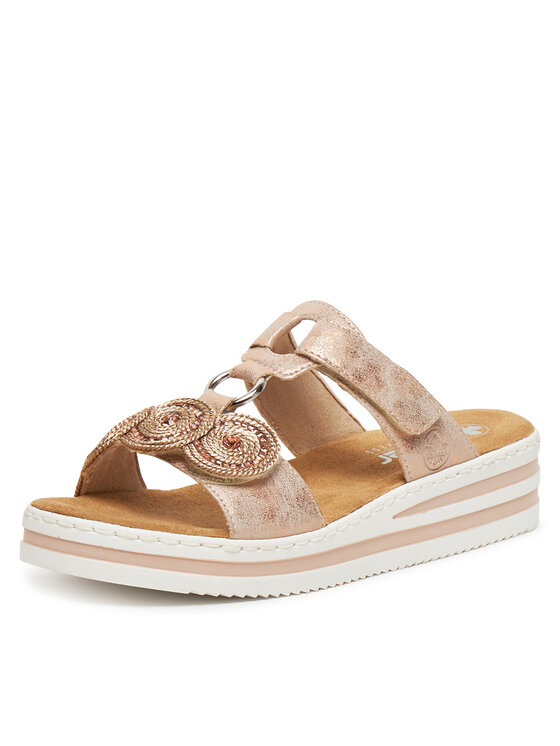 Rieker Rieker Pantoletten V0200-90 Rosa