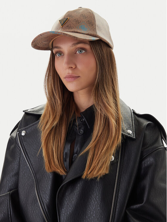 Guess Guess Kepurė su snapeliu AM9546 POL01 Smėlio