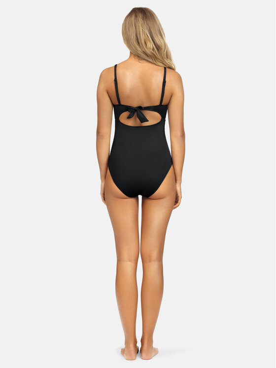 Miss Lou Miss Lou Costume da bagno Wednesday J-ML033 Nero