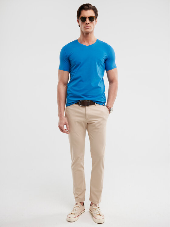 BIG STAR BIG STAR Koszula IRTOS Niebieski Slim Fit
