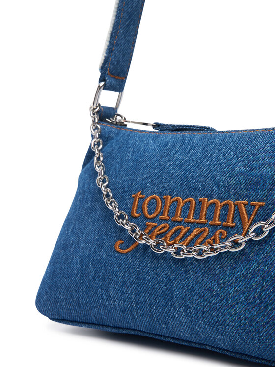 Tommy Jeans Tommy Jeans Käekott Tjw Cool Denim Shoulder Bag AW0AW18575 Sinine