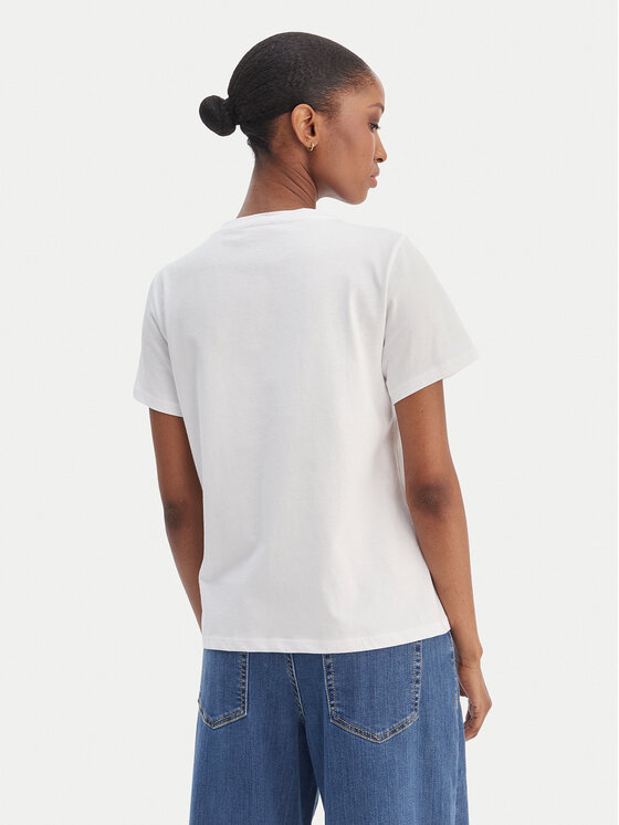 Marella Marella T-Shirt Tema 2615971031 Λευκό Regular Fit