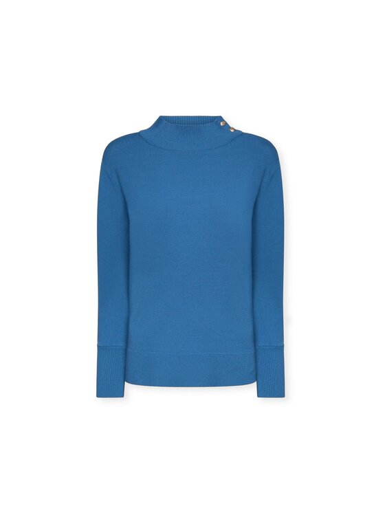 Elena Mirò Elena Mirò Maglione M456Z000586N024 Turchese Boxy Fit