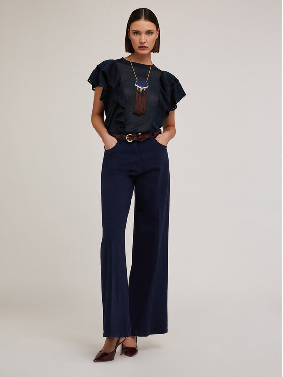 Motivi Motivi Maglione M244W003315N034 Blu Regular Fit