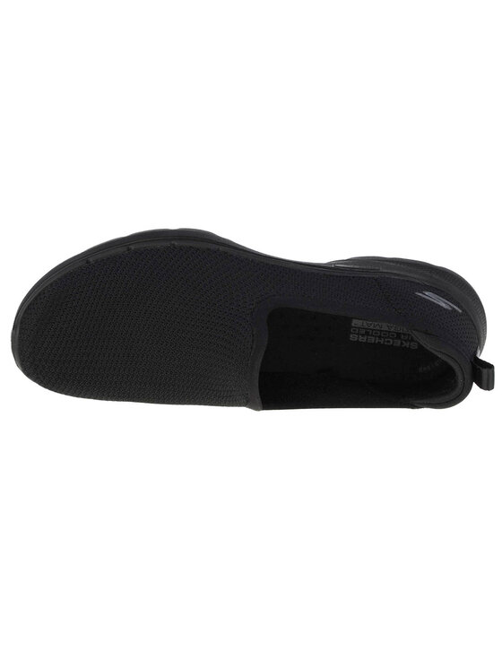 Skechers Skechers Sneakersy Skechers Go Walk 6 - Clear Virtue Czarny