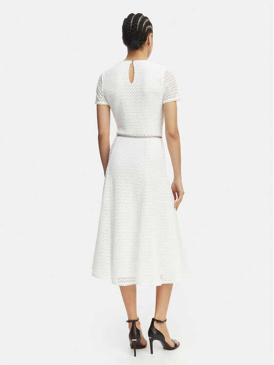 MICHAEL Michael Kors MICHAEL Michael Kors Vsakodnevna obleka MS683DUKS1 Bela Regular Fit