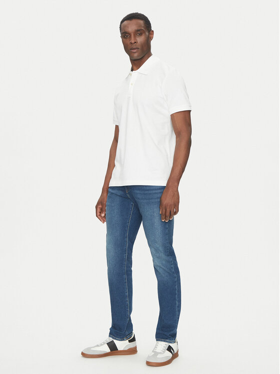 Scotch & Soda Scotch & Soda Polo 179201 Biały Regular Fit
