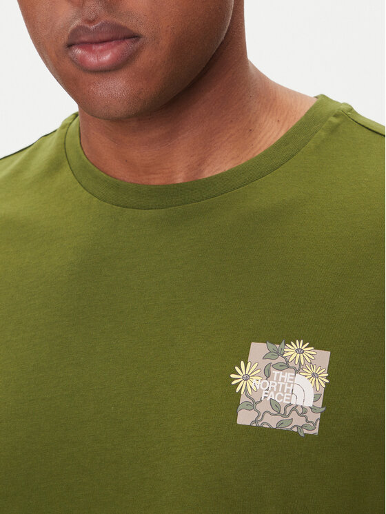 The North Face The North Face T-shirt Connect NF0A8EGW Zelena Relaxed Fit