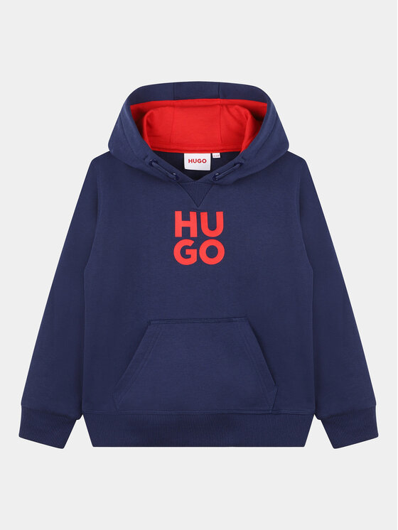 Gyerek Pulóver HUGO, Méret: 8Y, Sötétkék, G00022 S