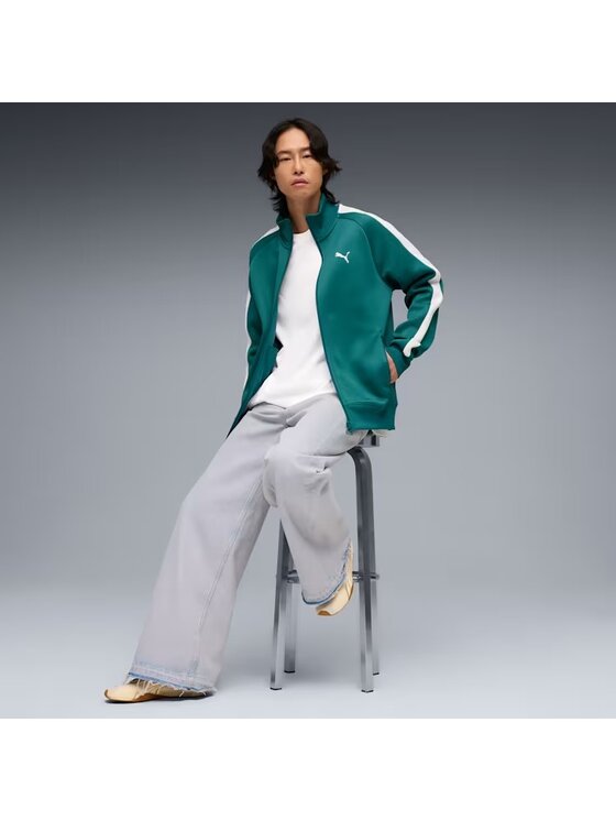 Puma Puma Bluza 629587 Zielony Regular Fit
