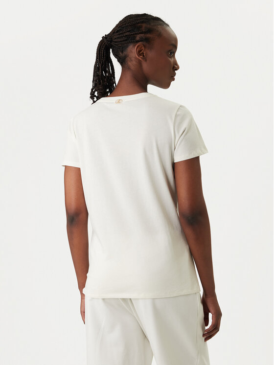 Liu Jo Sport Liu Jo Sport Majica TA6155 JS923 Écru Regular Fit