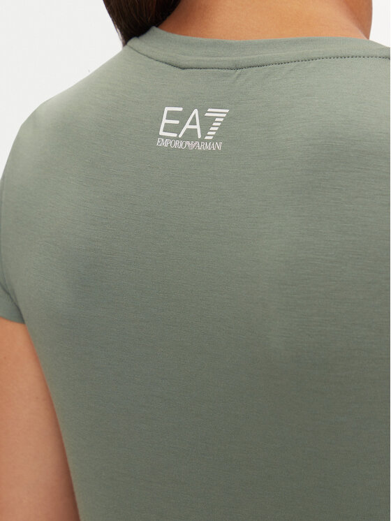 EA7 Emporio Armani EA7 Emporio Armani Majica 6DTT03 TJKUZ 1898 Zelena Regular Fit