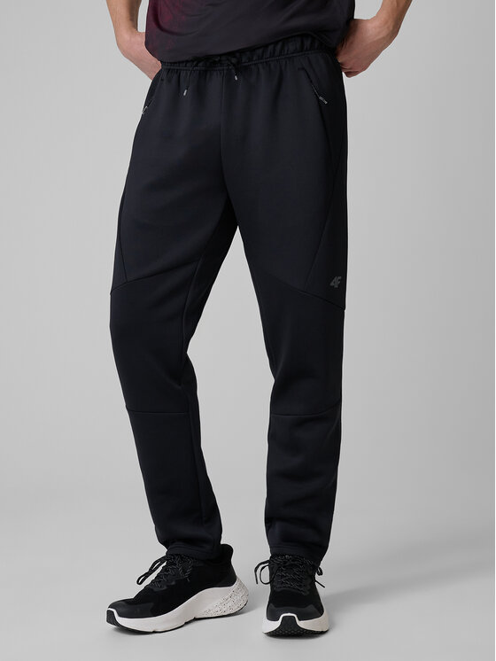 4F 4F Spodnie dresowe VICTORY PACK Czarny Regular Fit