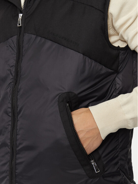 Baldessarini Baldessarini Αμάνικο Μπουφάν B2 50106/4109 Μαύρο Regular Fit
