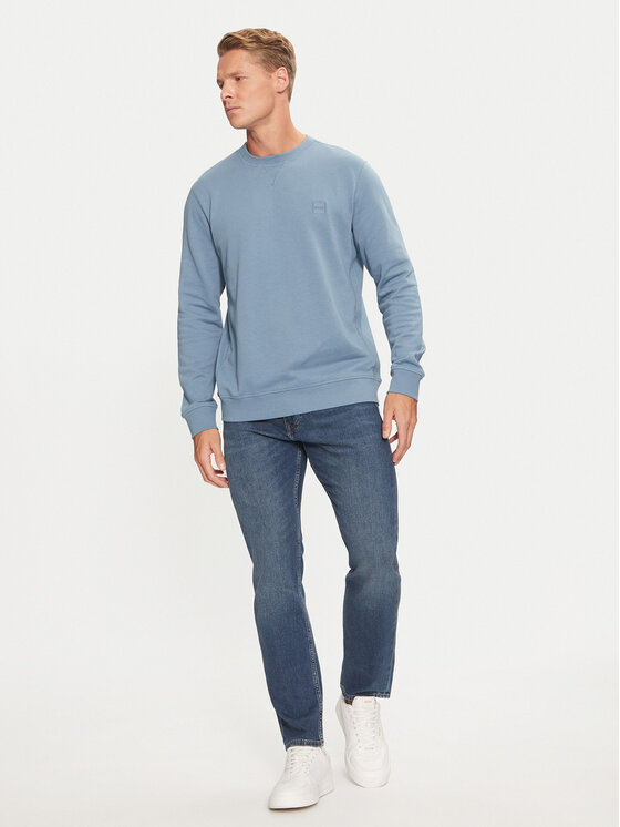 BOSS Boss Jeans hlače Delaware 50526951 Modra Slim Fit