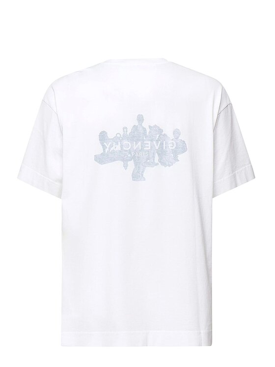 Givenchy Givenchy T-Shirt BM71MG3 Biały Regular Fit
