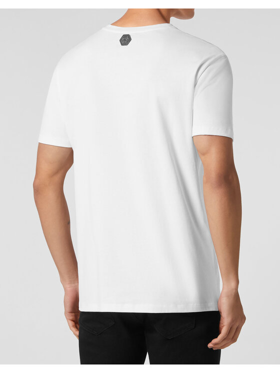 PHILIPP PLEIN PHILIPP PLEIN T-shirt 855 Bianco Regular Fit