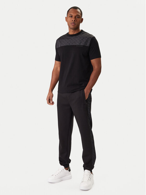 KARL LAGERFELD KARL LAGERFELD Melegítő alsó 705001 561902 Fekete Regular Fit