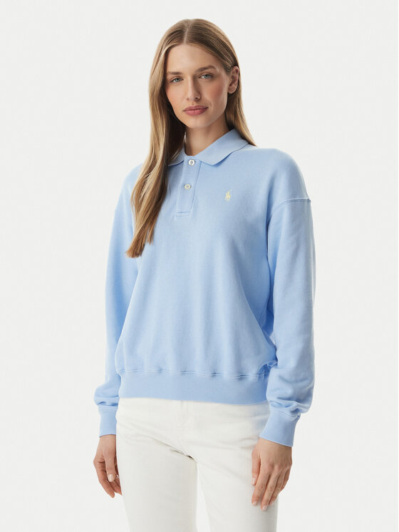 Polo Ralph Lauren Polo Ralph Lauren Mikina 211965097500 Světle modrá Relaxed Fit