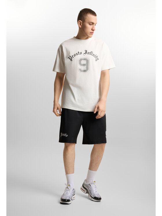 PROSTO. PROSTO. T-Shirt Nine Biały Oversize