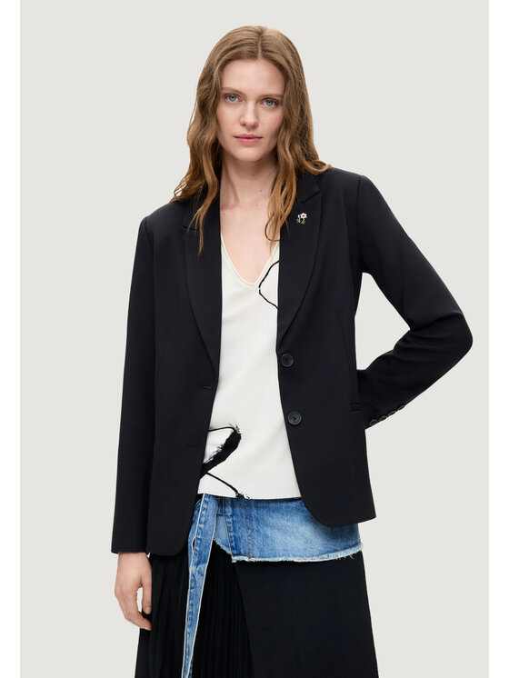 Desigual Desigual Σακάκι AME_NINO Μαύρο Blazer Fit