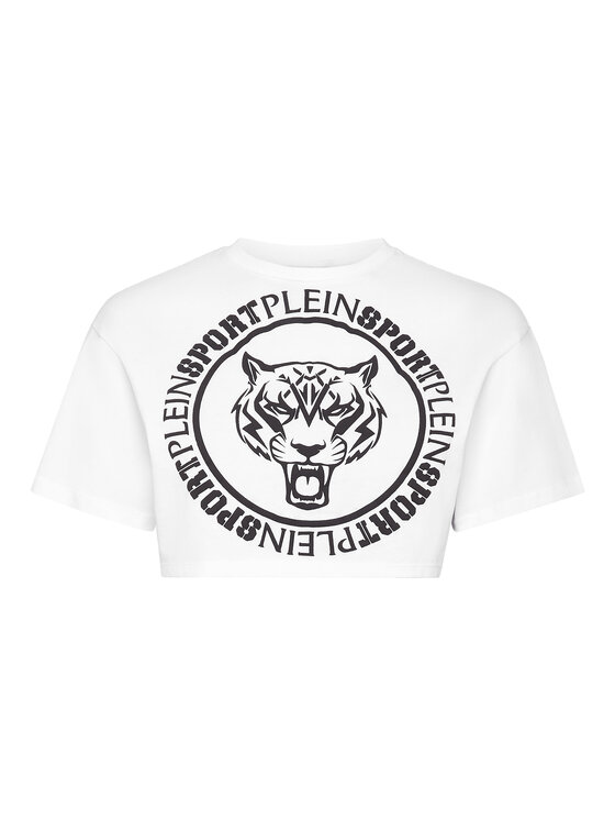 Plein Sport Plein Sport T-Shirt 14223 Biały Regular Fit