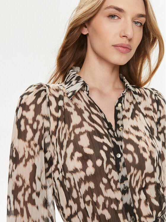 Morgan Morgan Rochie de vară 241-ROZAR.F Bej Regular Fit