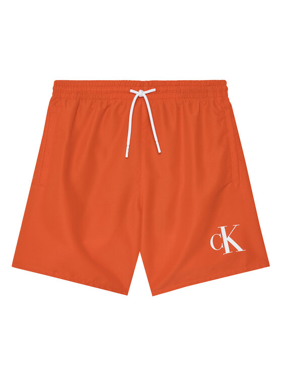 Calvin Klein Swimwear Pantaloni scurți pentru înot KV0KV00056 Portocaliu Regular Fit