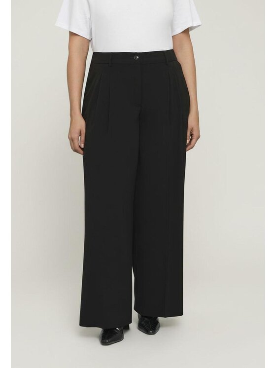 Fiorella Rubino Fiorella Rubino Pantaloni di tessuto P005T005064N033 Nero Regular Fit