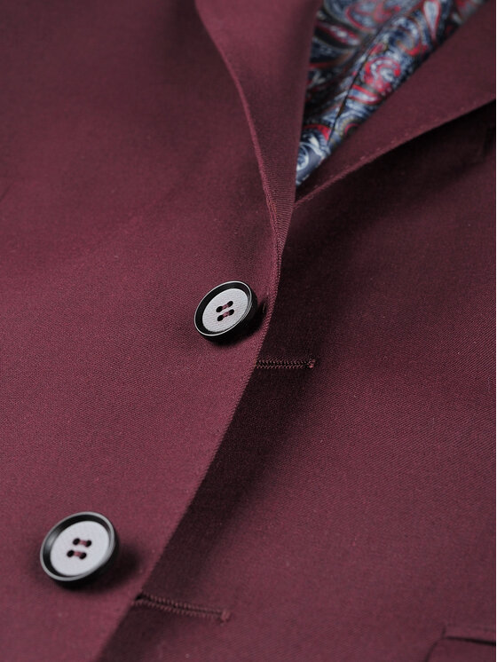 Evenemen Evenemen Garnitur SLIVEN Bordowy Slim Fit