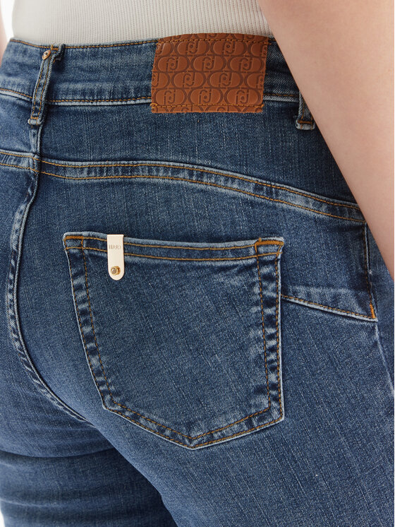 Liu Jo Liu Jo Jeans hlače UF5015 D0236 Modra Bottom Up Fit
