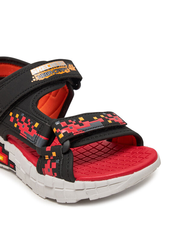 Skechers Skechers Sandále Mega-Splash 4K- 402161L/BKRD Čierna