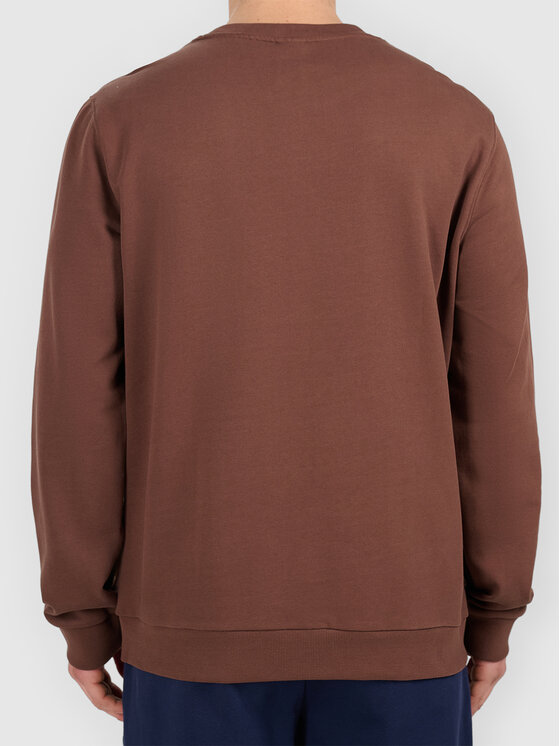 4F 4F Bluza 4FWAW26TSWSM2722-80S Brązowy ciemny Active Fit