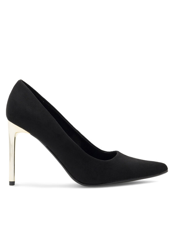 Pantofi cu toc subțire DeeZee LEYLA LS5611-02K Negru