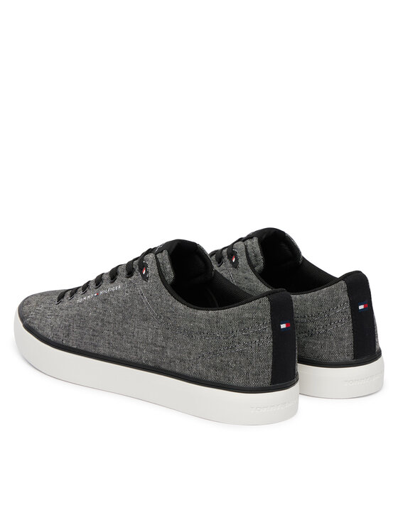 Tommy Hilfiger Tommy Hilfiger Πάνινα παπούτσια Th Hi Vulc Core Low Chambray FM0FM05818 Γκρι