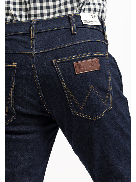 Wrangler Wrangler Jeansy GREENSBORO Niebieski Straight Fit