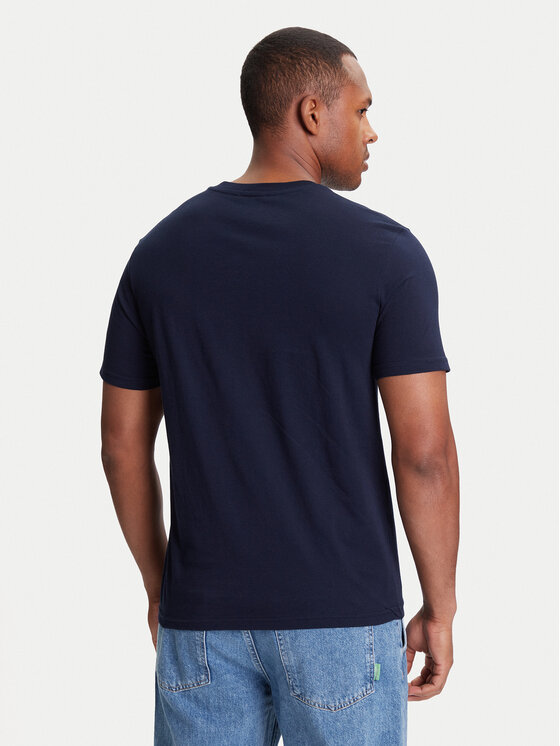 United Colors Of Benetton United Colors Of Benetton T-Shirt 3I1XU10A4 Tmavomodrá Relaxed Fit