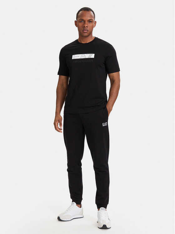 EA7 Emporio Armani EA7 Emporio Armani T-shirt 7M002415 AF10375 MC001 Crna Regular Fit