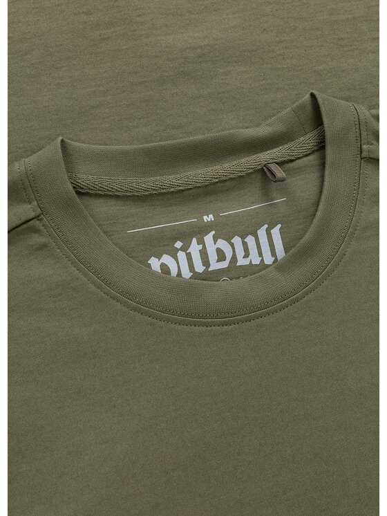 PITBULL PITBULL T-Shirt O'SIDE EMBRO Zielony Regular Fit