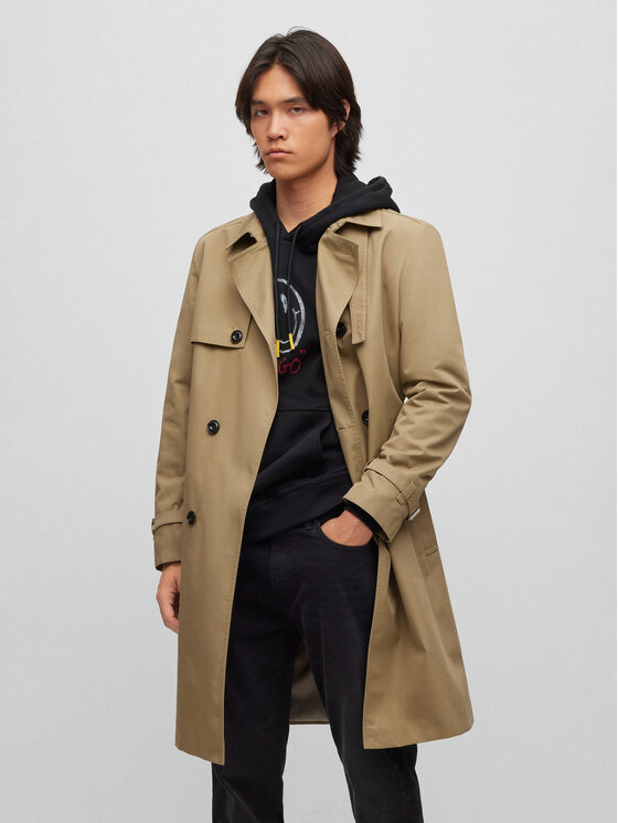 HUGO Hugo Тренч Maluks2341 50493354 Бежевий Regular Fit