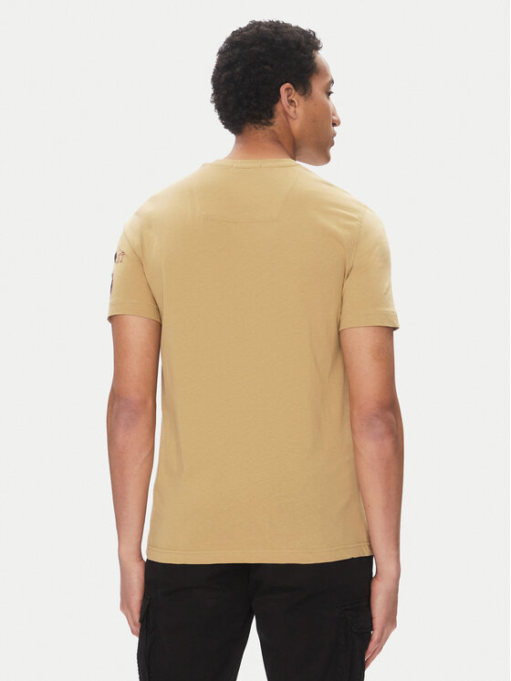 Aeronautica Militare Aeronautica Militare T-shirt 251TS2406J641 Bež Regular Fit